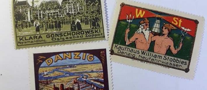 Biblioteka Gdańska  PAN, Cindirella Stamps, znaczki, www.polnocna.tv, www.strefahistorii.pl